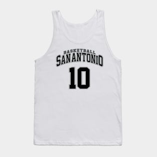 San Antonio Basketball - Player Number 10 Tank Top